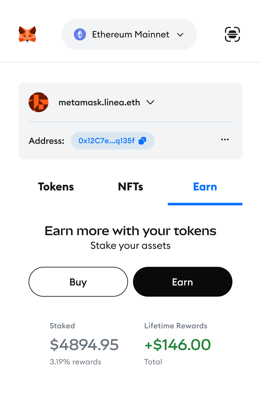 Stake your crypto, earn rewards, stake tokens, try liquid staking and pool  staking | Metamask