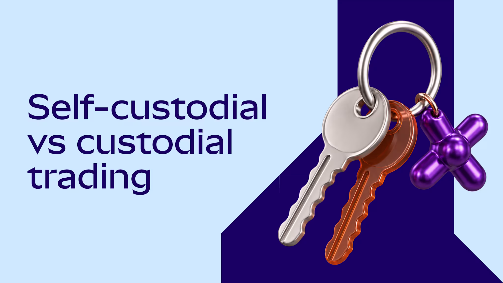 Crypto trading explained: self-custodial vs custodial