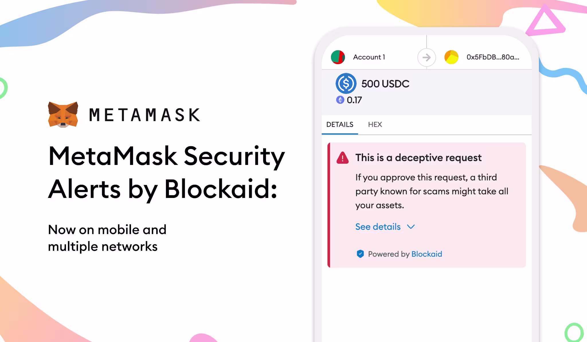 MetaMask Security Alerts by Blockaid: the new normal for a safer transaction experience 