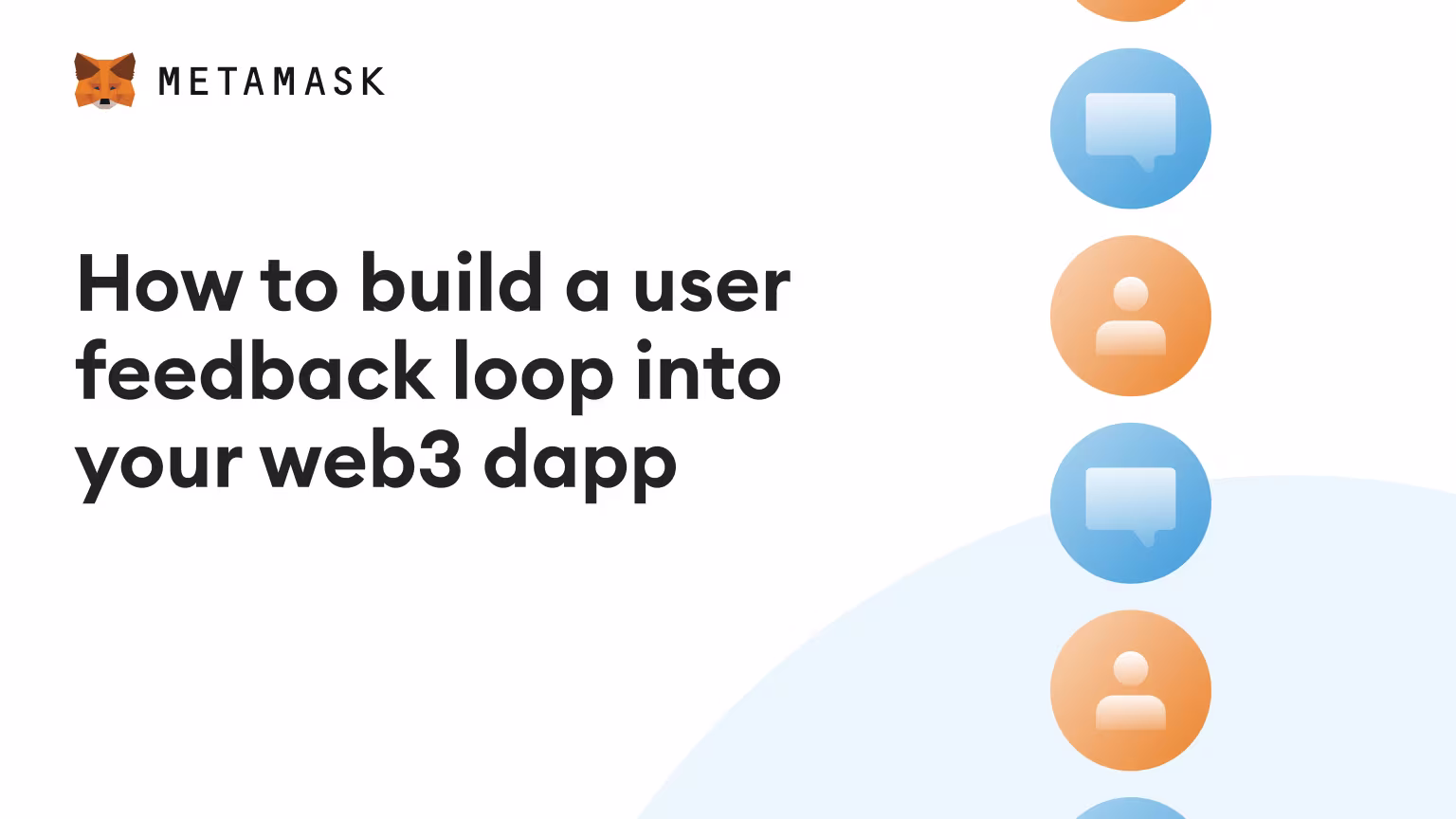 How to build a user feedback loop into your web3 dapp
