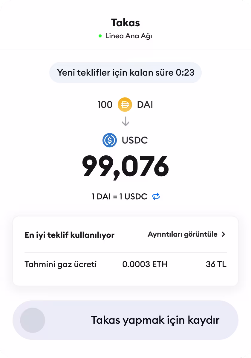 KRIPTOTAKAS İŞLEMİ YAPIN