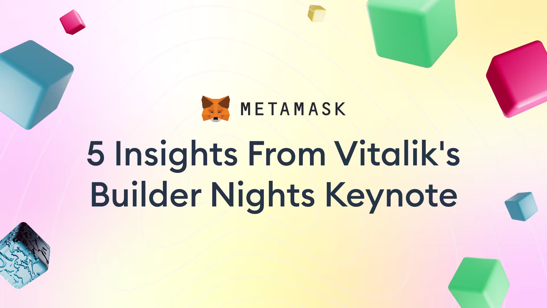 5 Insights From Vitalik's Builder Nights Keynote