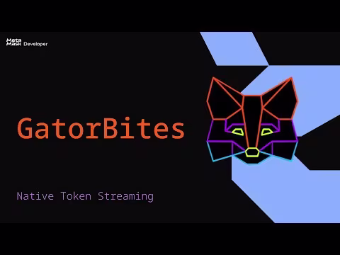 Native Token Streaming using the Smart Accounts Kit