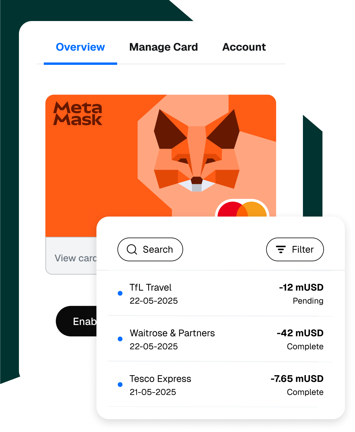 Spend crypto for everyday purchases with MetaMask Card, crypto card |  MetaMask Card
