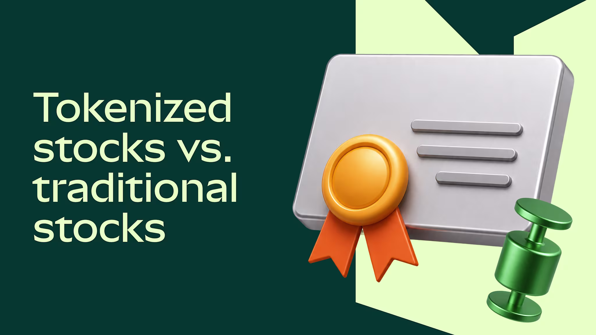 Tokenized stocks vs traditional stocks
