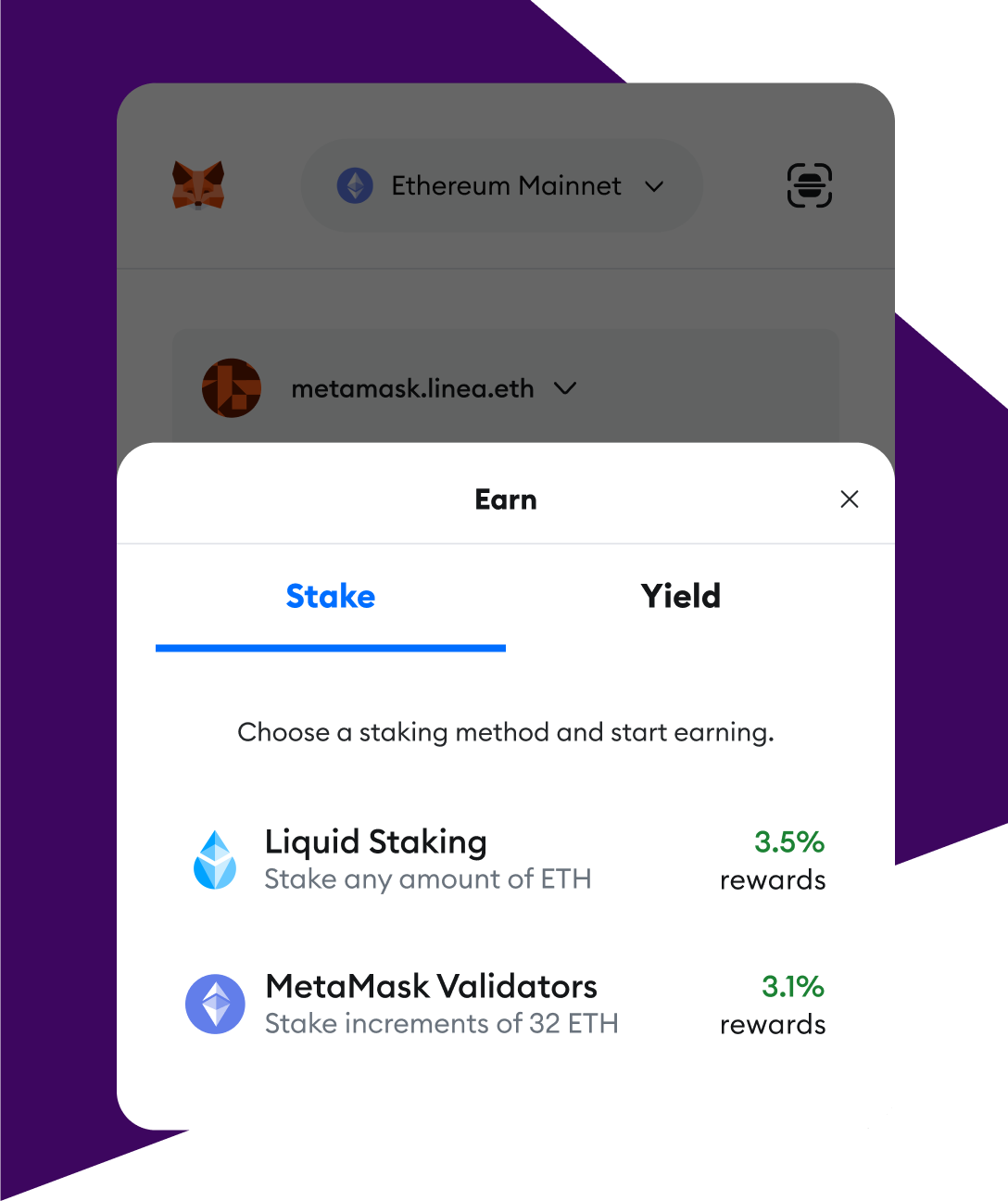 Stake your crypto, earn rewards, stake tokens, try liquid staking and pool  staking | Metamask