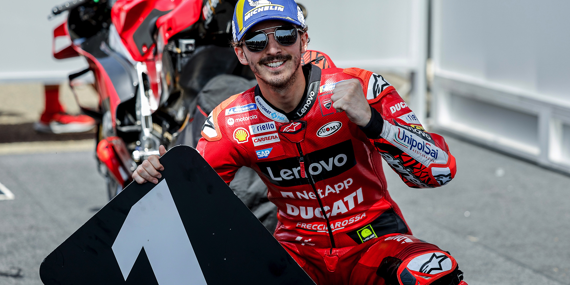 Ducati Lenovo Team 1-2 in qualifying for the French GP. Record pole ...