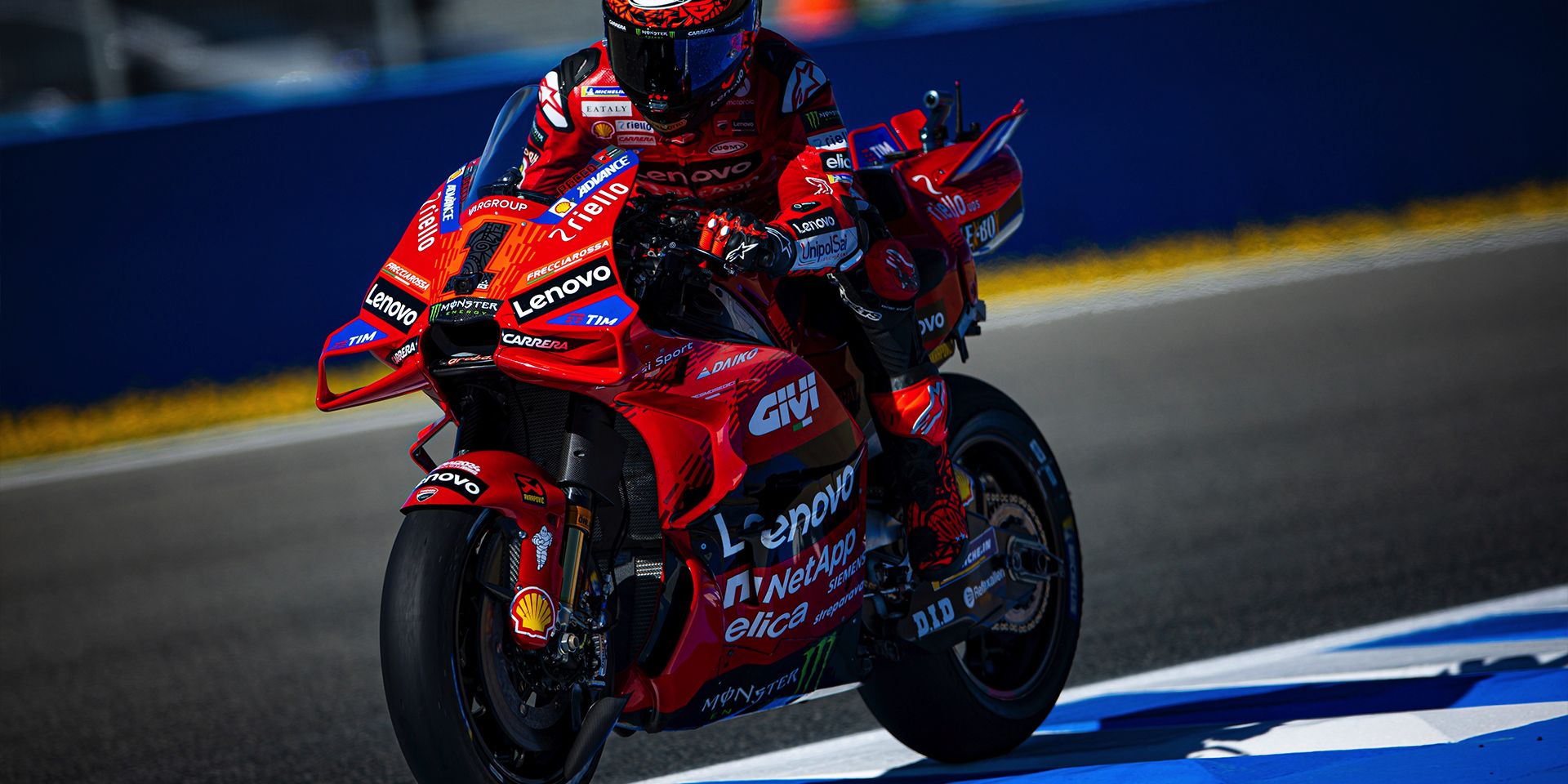 Francesco Bagnaia and Ducati Lenovo Team top the practice timesheets in ...