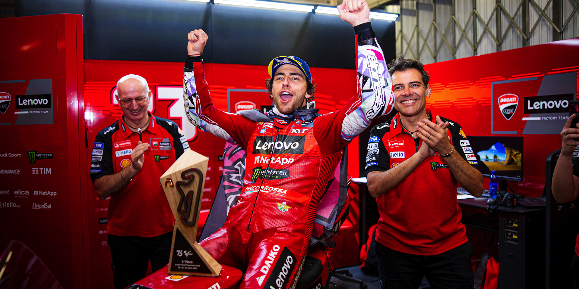 Second place for Bastianini and the Ducati Lenovo Team at Portimão, a ...