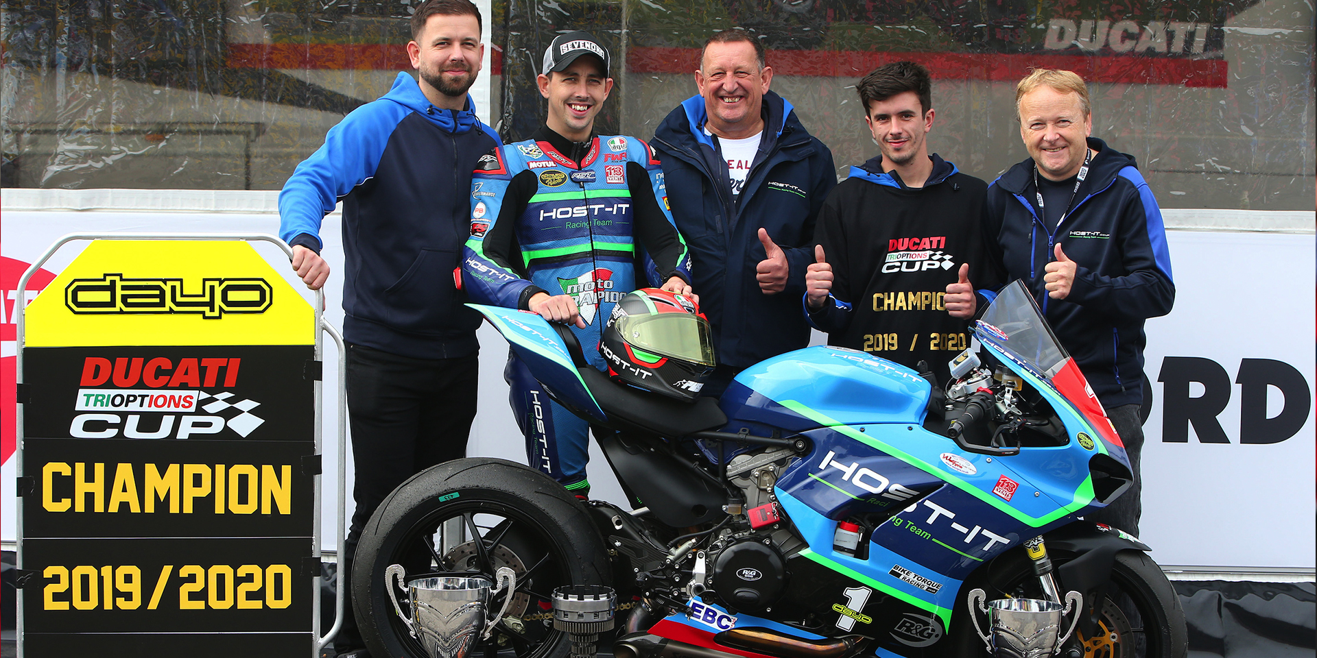 Josh Day wins the 2020 Ducati Performance TriOptions Cup Championship