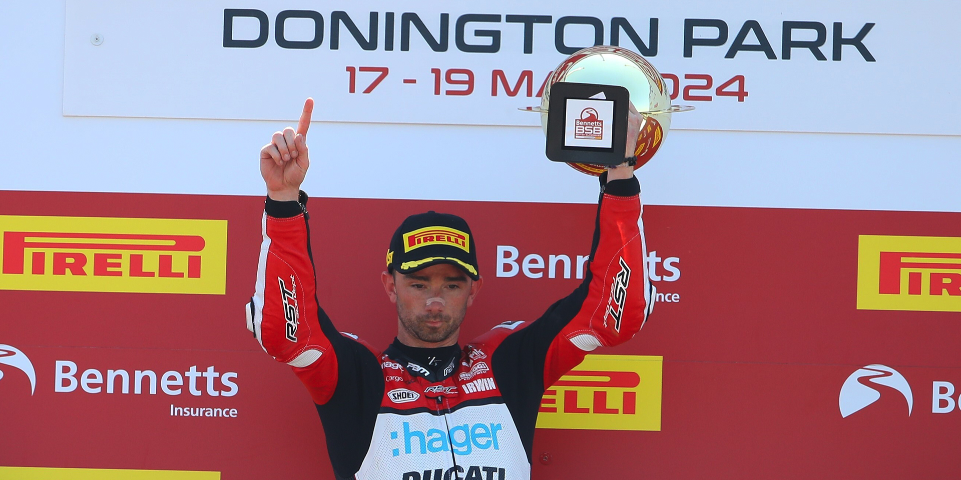 Victory and series lead for Glenn Irwin at Donington Park