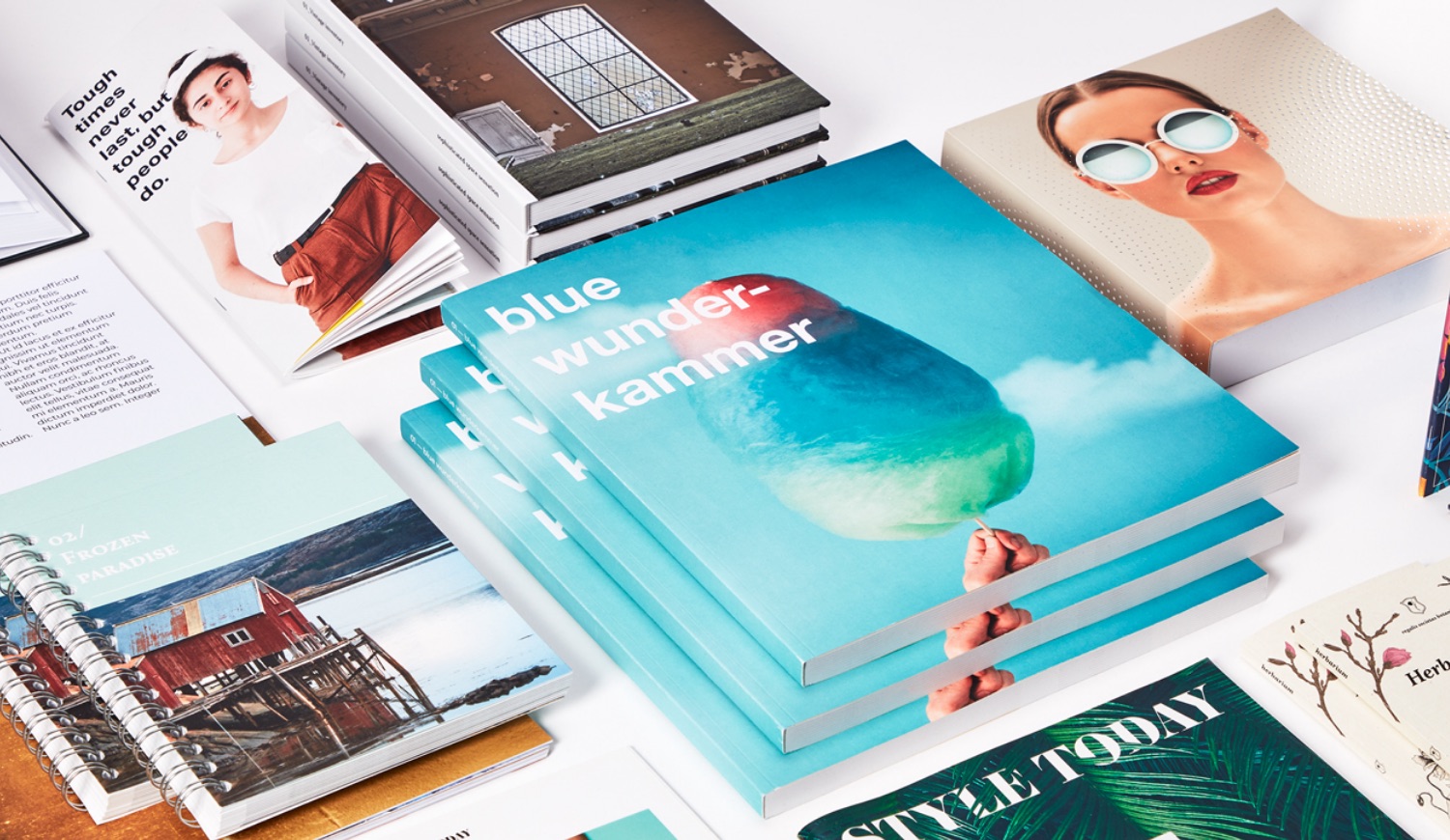 Stapled booklet printing online