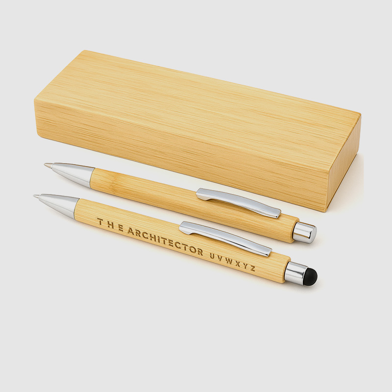 Oblys ballpoint pen and mechanical pencil set | Pixartprinting