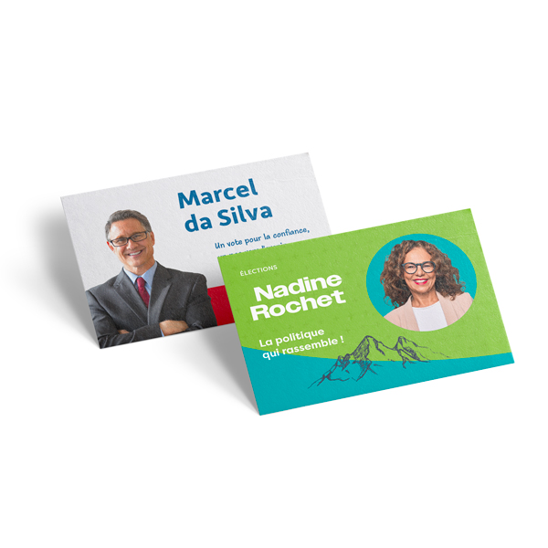 Impression Carte de Visite pour Elections | Pixartprinting