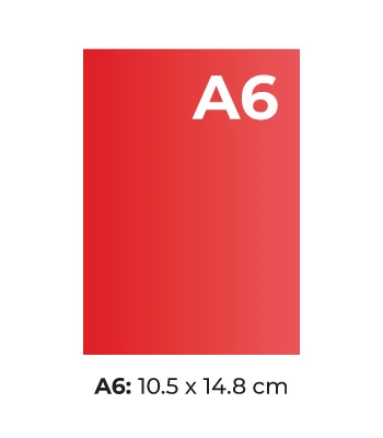 Formato A6 tutte le dimensioni Dimensioni della Carta Formato a6