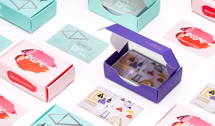 Onaangenaam magie Ochtend gymnastiek Personaliseer uw doosjes voor visitekaartjes | Pixartprinting