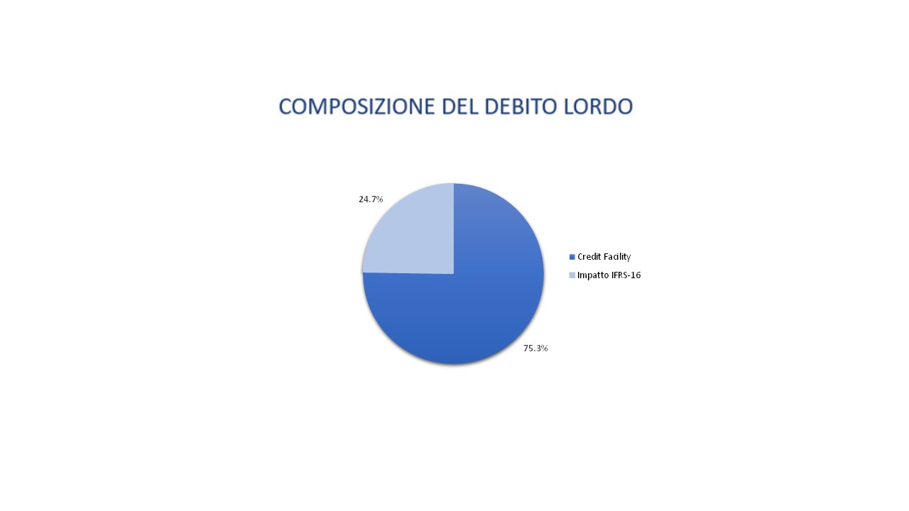 Grafico COMPOSIZIONE DEL DEBITO LORDO