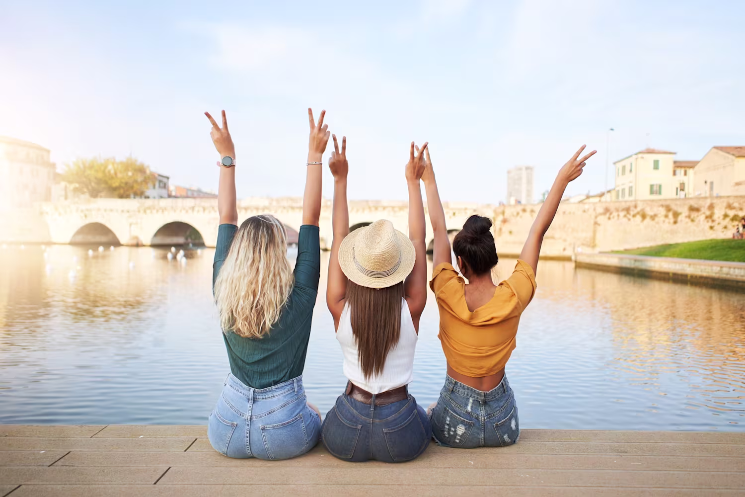 Weekend con amiche: foto di ragazze in viaggio