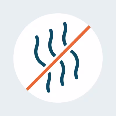 Less smell, no ash, no smoke