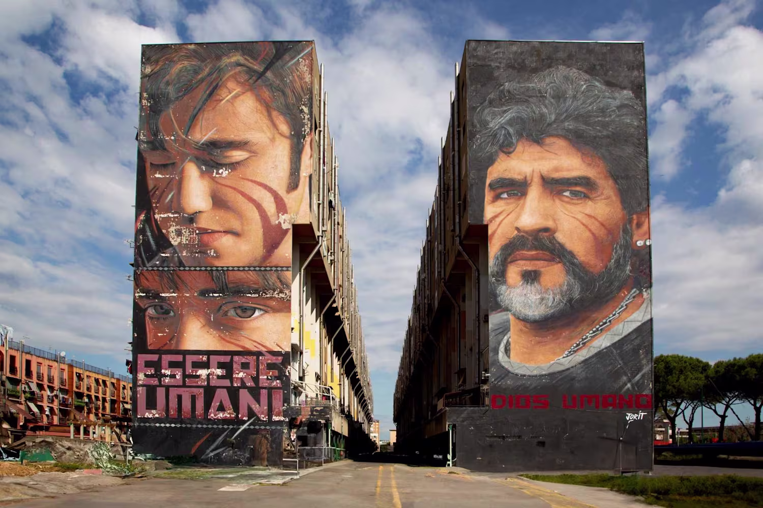 Murales di Jorit a Napoli 
