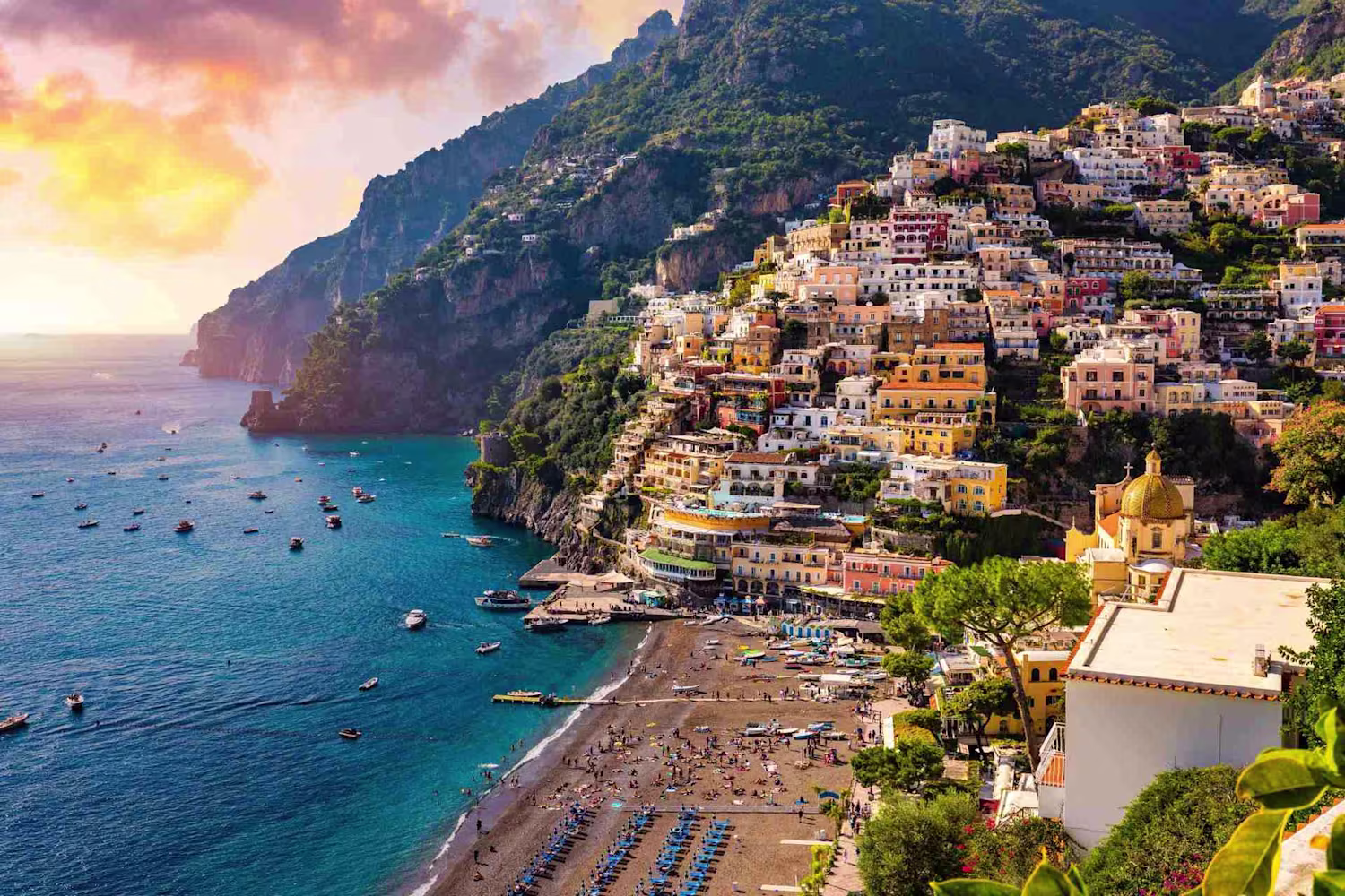 Panorama di Positano in Costiera Amalfitana