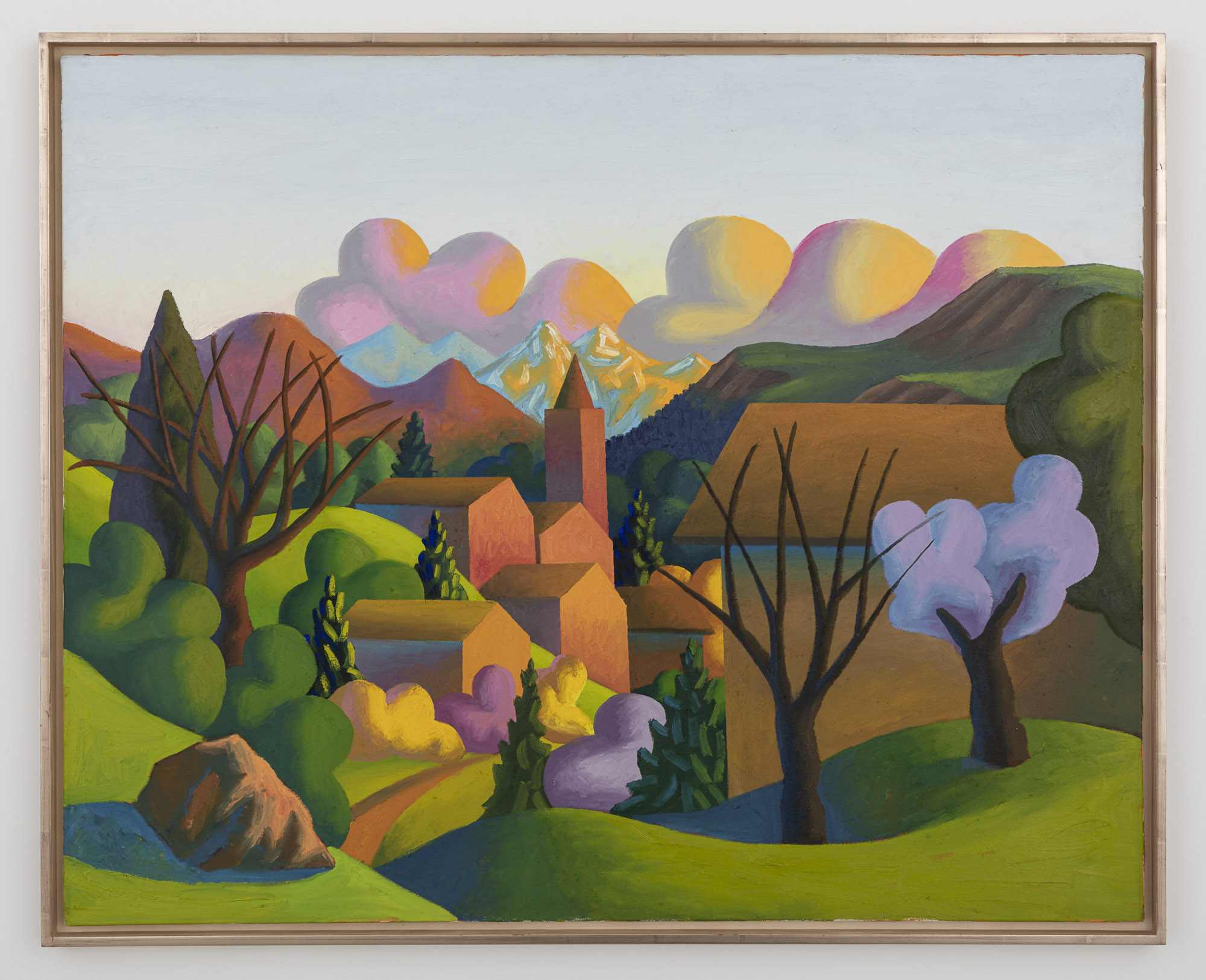 『paesaggio greco』salvoサルボ　作　風景画 paesaggio greco』salvoサルボ 作 風景画 - メルカリ