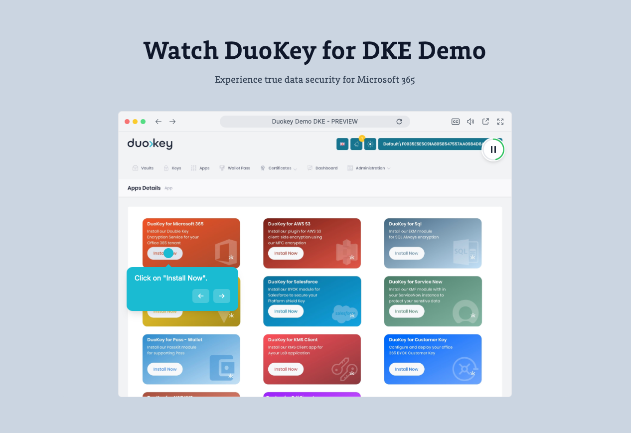 Image > DuoKey DKE Demo