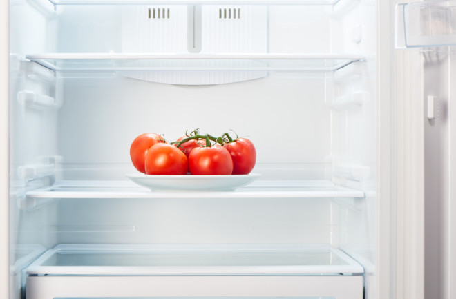tomato refrigerator - shutterstock