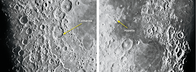 Catharina and Hypatia moon