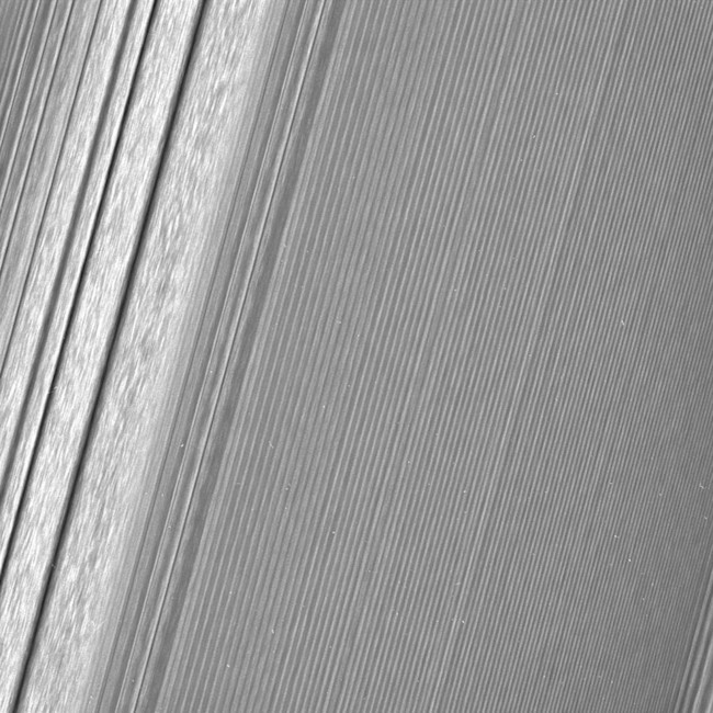 Close-up Saturn's Rings - NASA