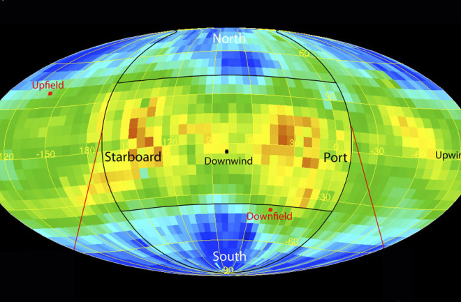 IBEX heliotail map - NASA