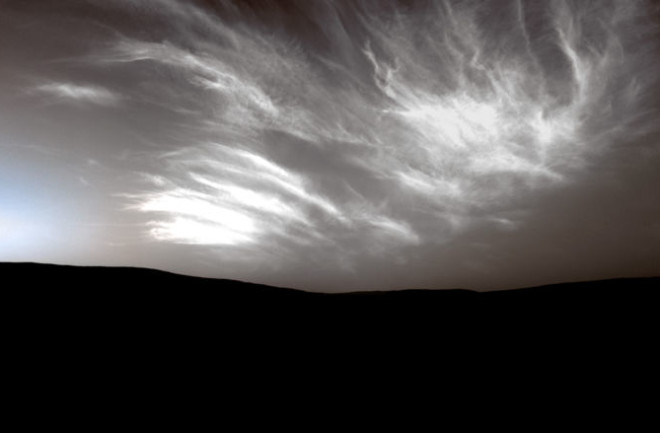 Clouds on Mars, Curiosity - NASA