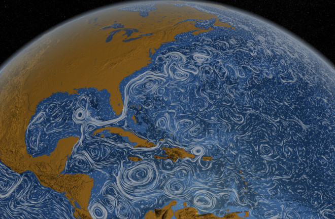 a map of ocean currents