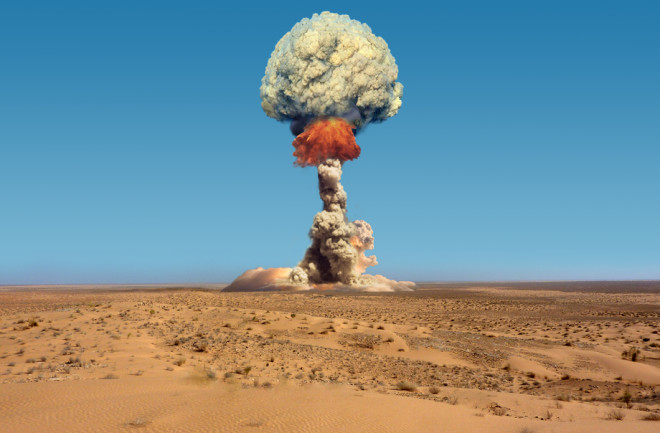 Nuclear Bomb Explosion - Shutterstock