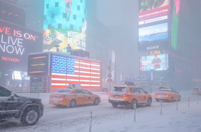 NYC snowstorm shutterstock 366463112 stock