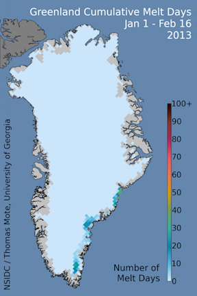 Snow In Greenland Is Melting — In Winter 