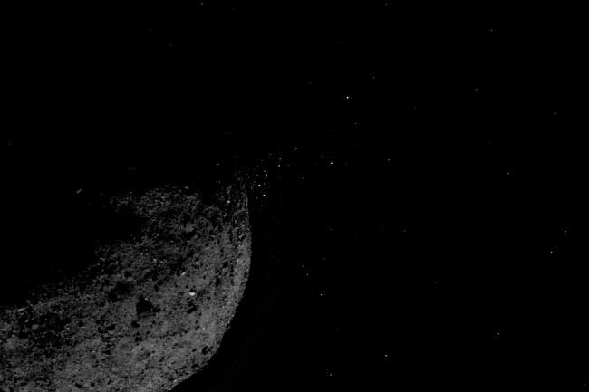 Bennu Particle Plumes
