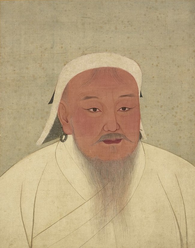 711px- Yuan Emperor Album Genghis Portrait