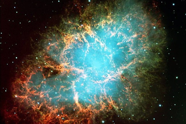 Supernova SN 1054, the Crab Nebula