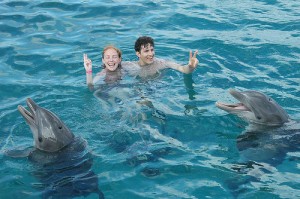 Swimming with dolphins program