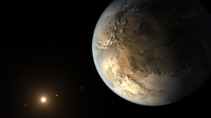 Kepler-186f was the first Earth-sized planet discovered in the all-important habitable zone — a range of distance from a star where liquid water can pool on a planet's surface. (Credit: NASA)