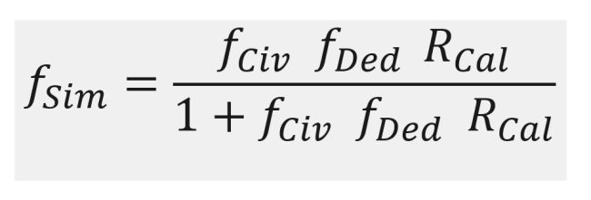 Fraction of simulated brains