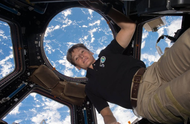 Peggy Whitson on ISS - NASA