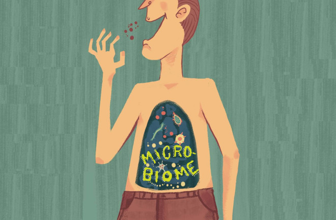 Microbiome illustration - shutterstock