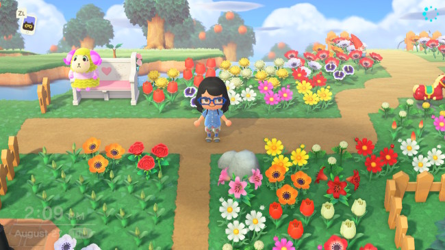 Animal Crossing flowers