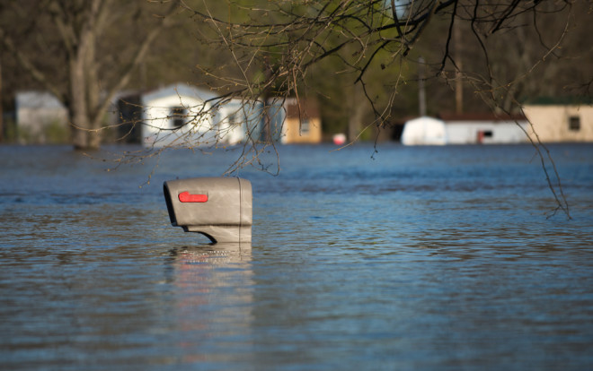 flood mailbox home shutterstock