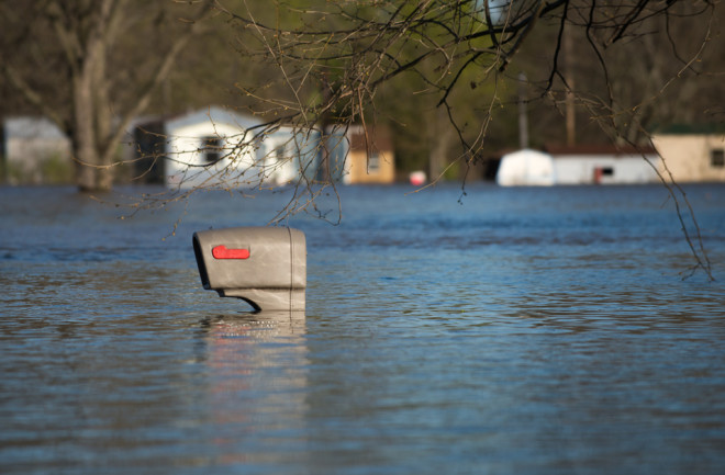 flood mailbox home shutterstock