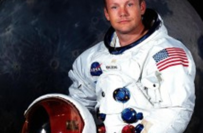 Neil Armstrong's official portrait. NASA