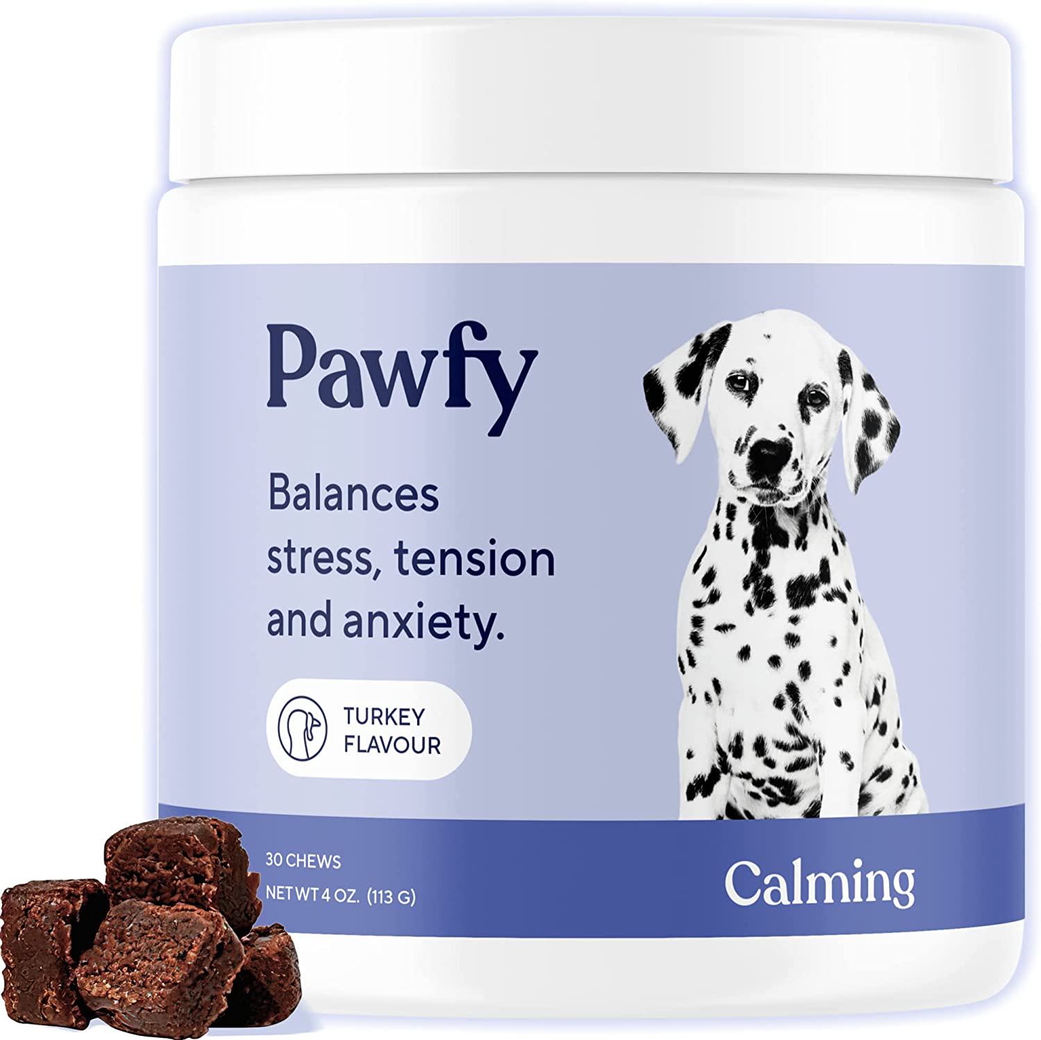 Zesty Paws Hemp Elements Calming Orastix Peppermint Flavored Chews for Dog,  12 oz.