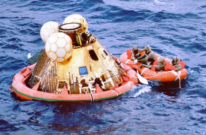 Apollo 11 splashdown